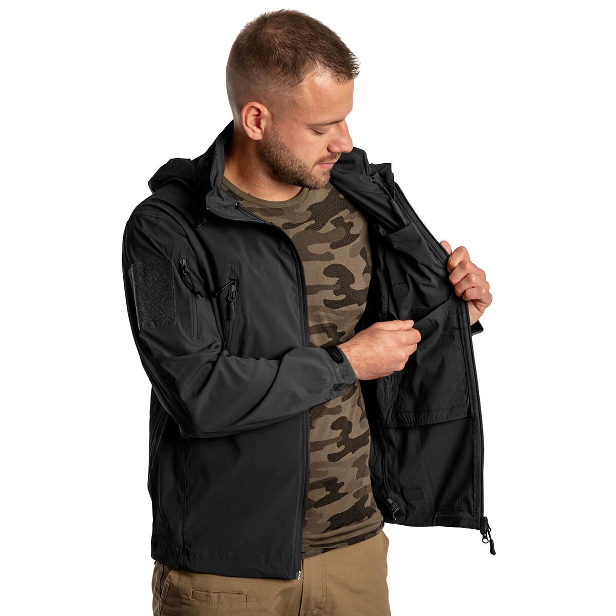 Helikon Trooper StormStretch Softshell Jacket - Black