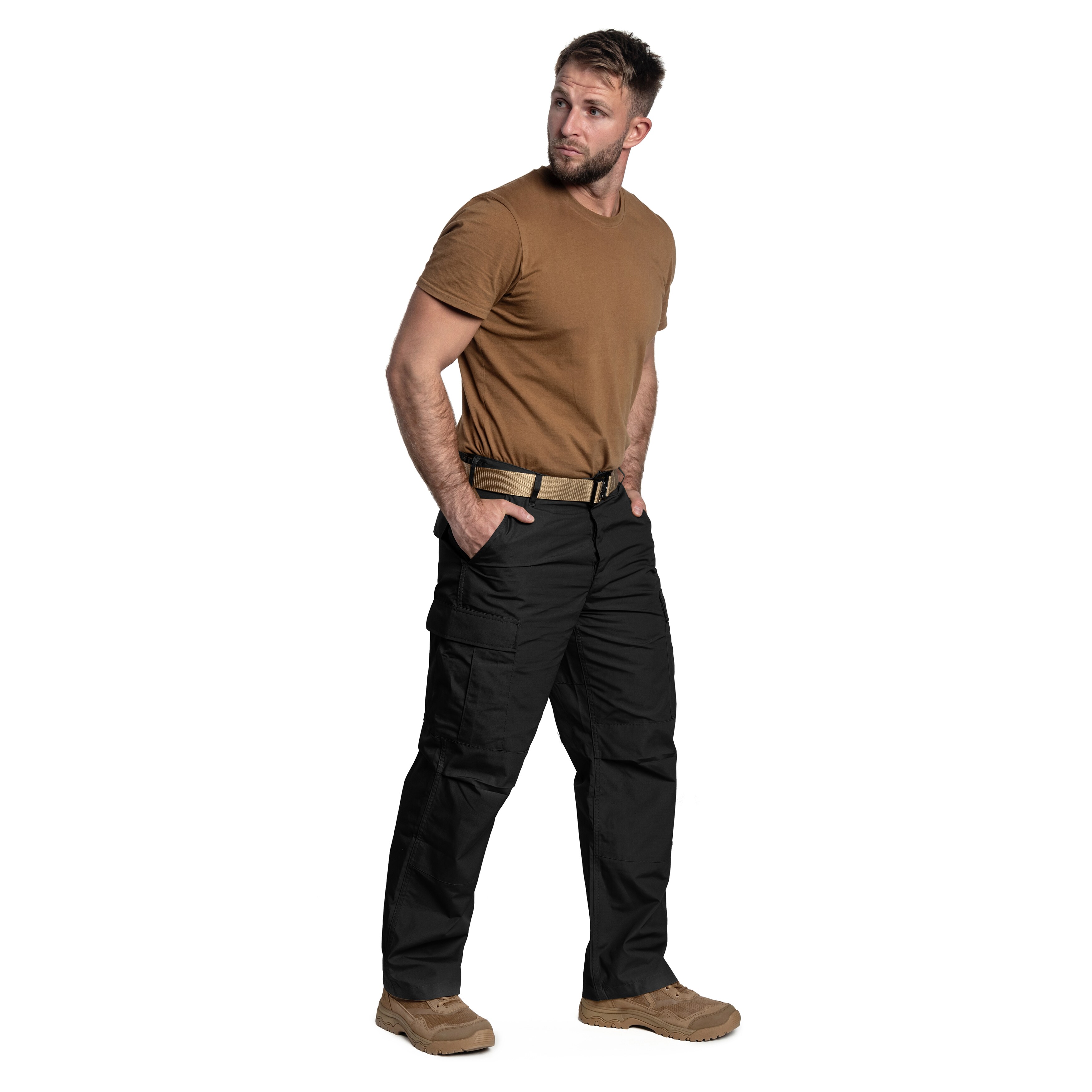 Helikon BDU PolyCotton Rip-Stop Pants - Black