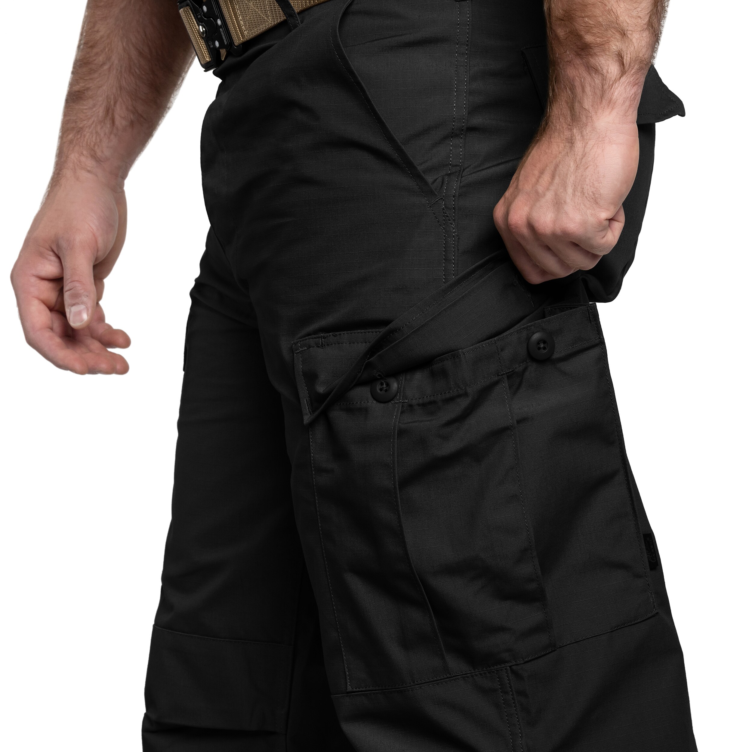 Helikon BDU PolyCotton Rip-Stop Pants - Black