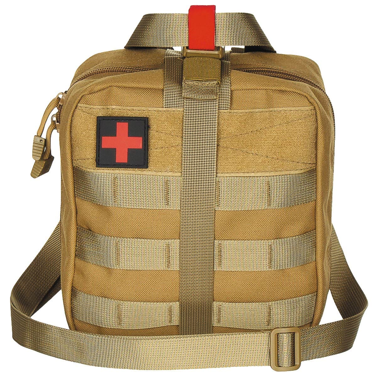 MFH MOLLE Large Tactical First Aid Pouch - Coyote