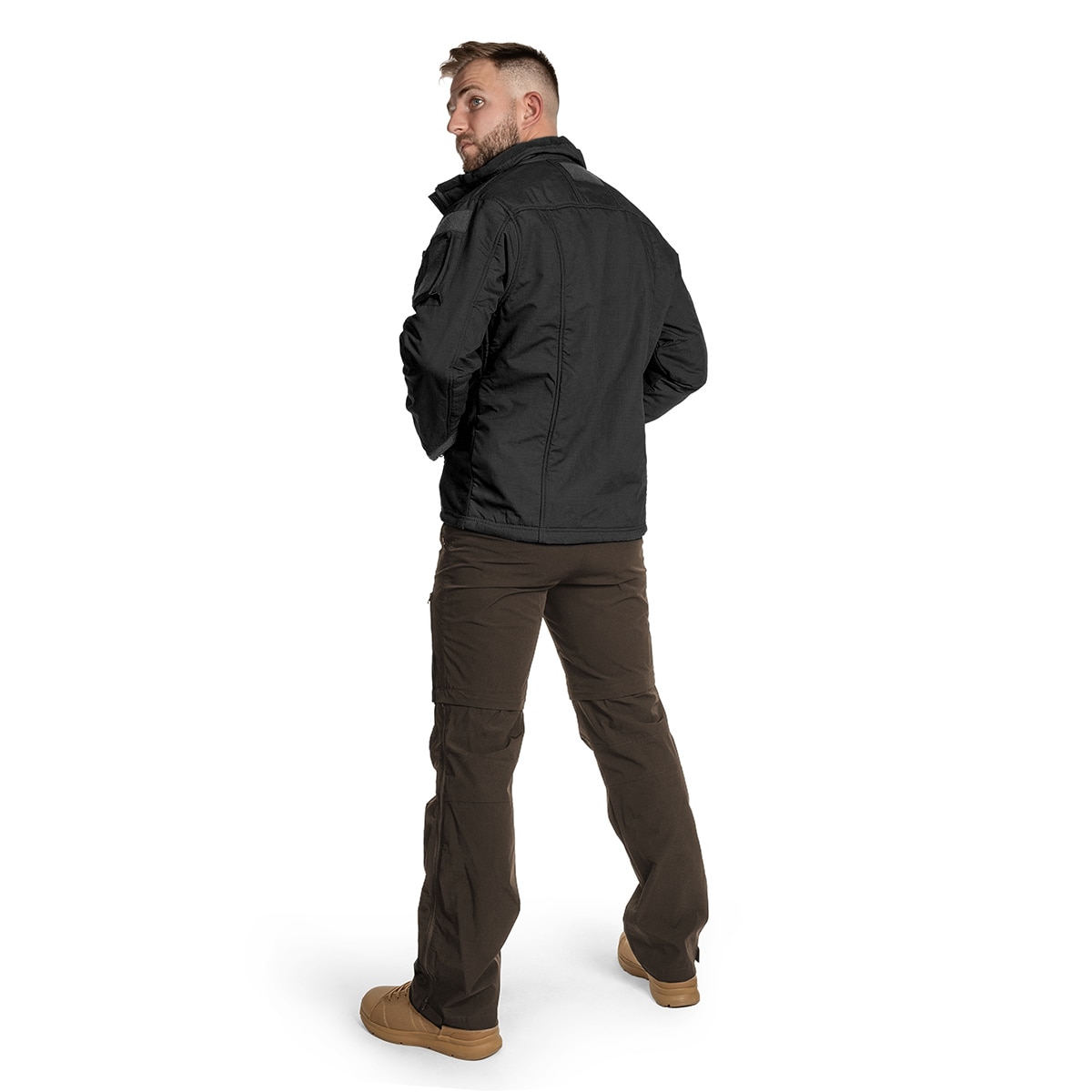 MFH Combat Fleece Jacket - Black