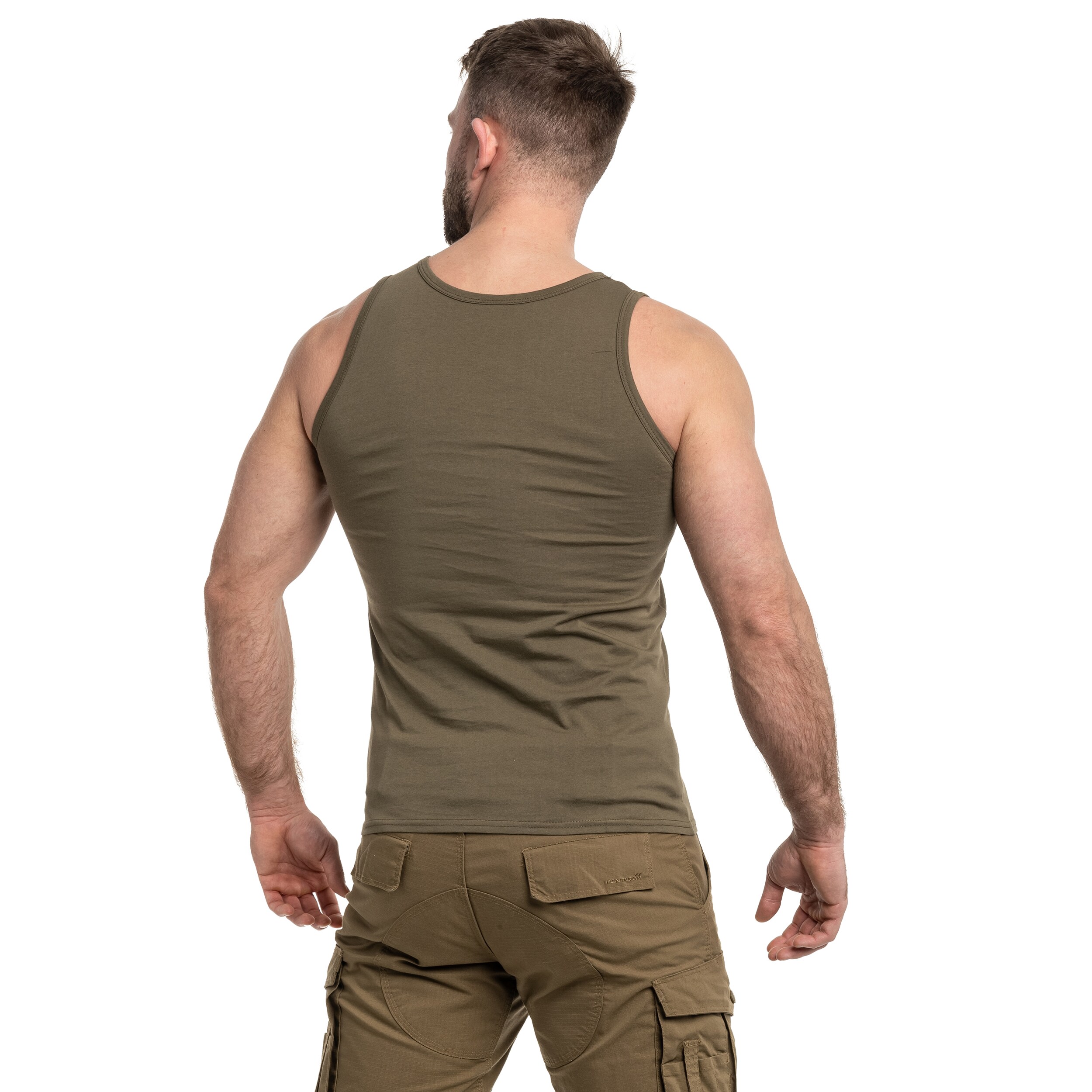 MFH Tank Top T-shirt - OD Green