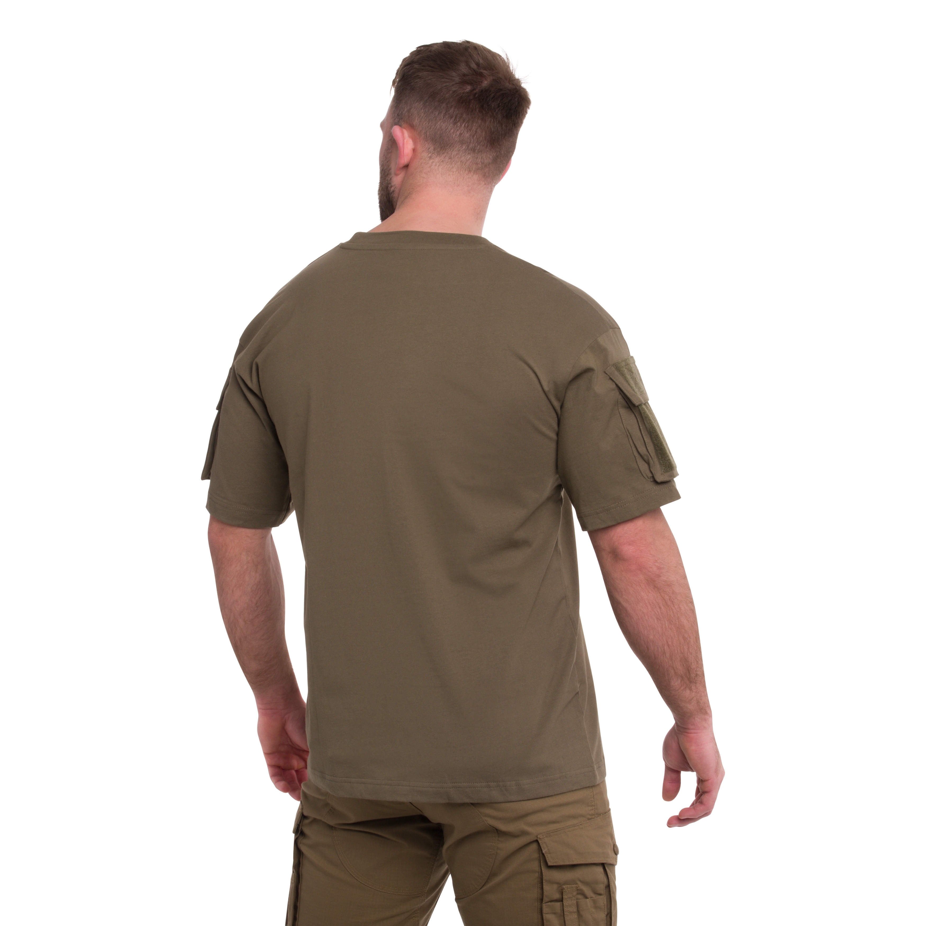 MFH T-shirt with pockets - OD Green