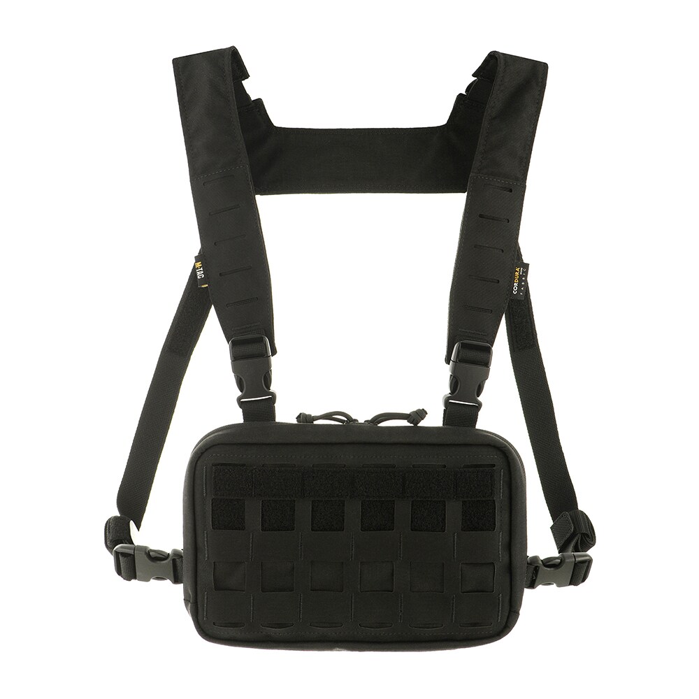 M-Tac Elite Chest Rig Tactical Vest - Black