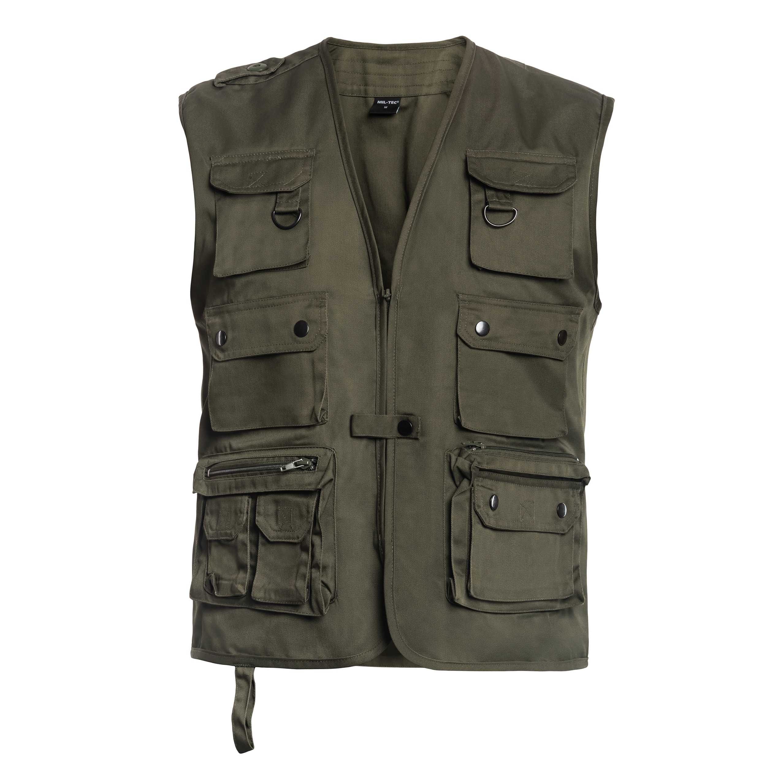 Olive military vest sale