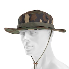 Mil-Tec Cotton Ripstop Hat Woodland