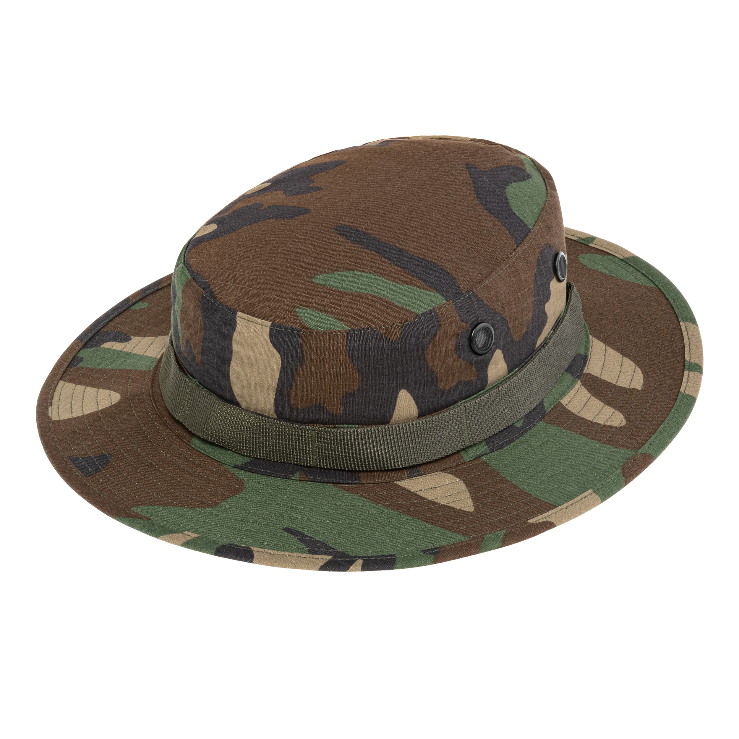 Mil-Tec Cotton Ripstop Hat Woodland