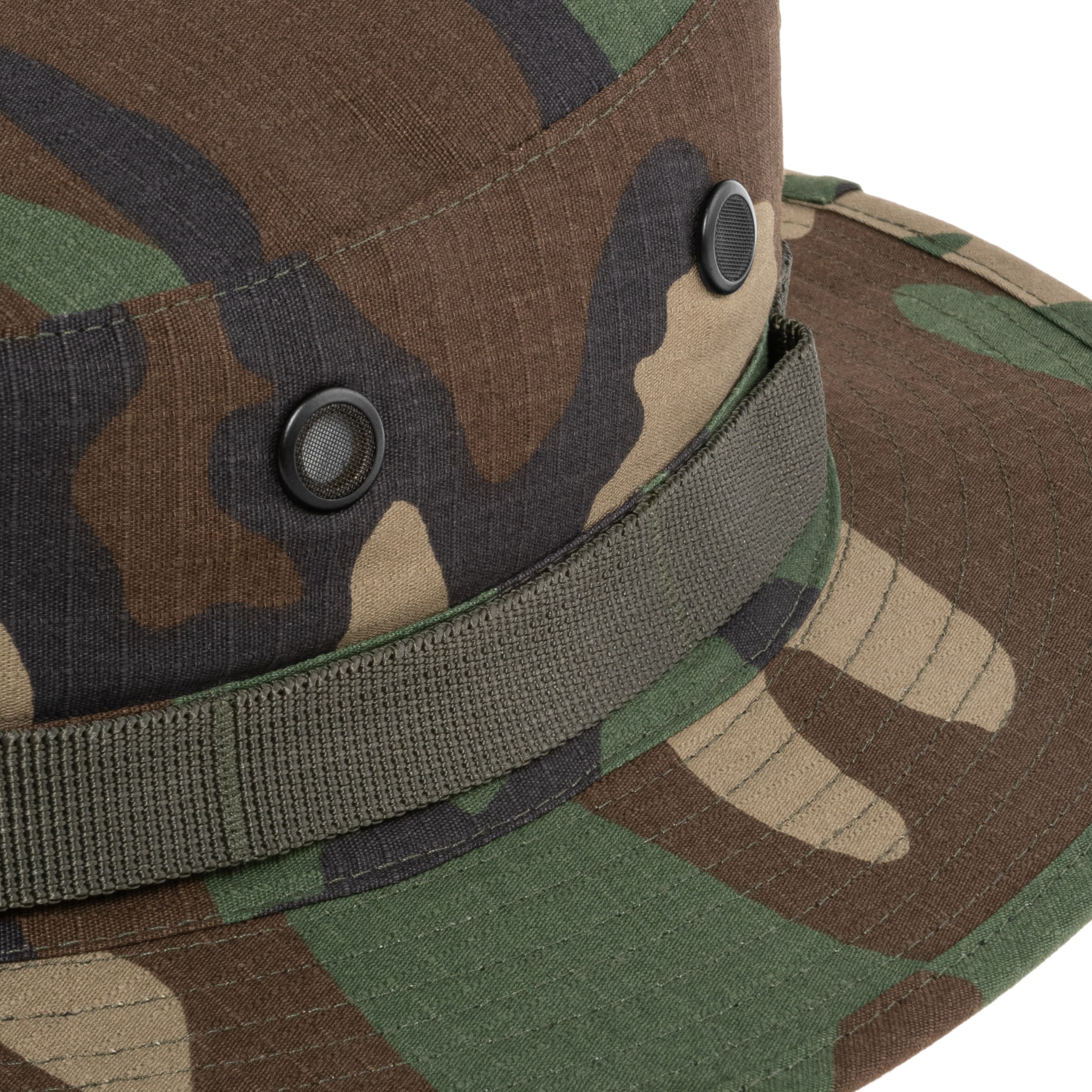 Mil-Tec Cotton Ripstop Hat Woodland