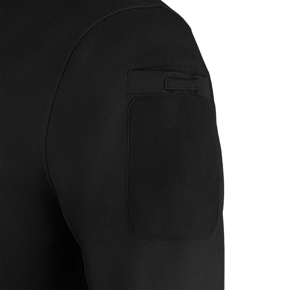 Mil-Tec Tactical Quickdry Long Sleeve Polo Shirt - Black