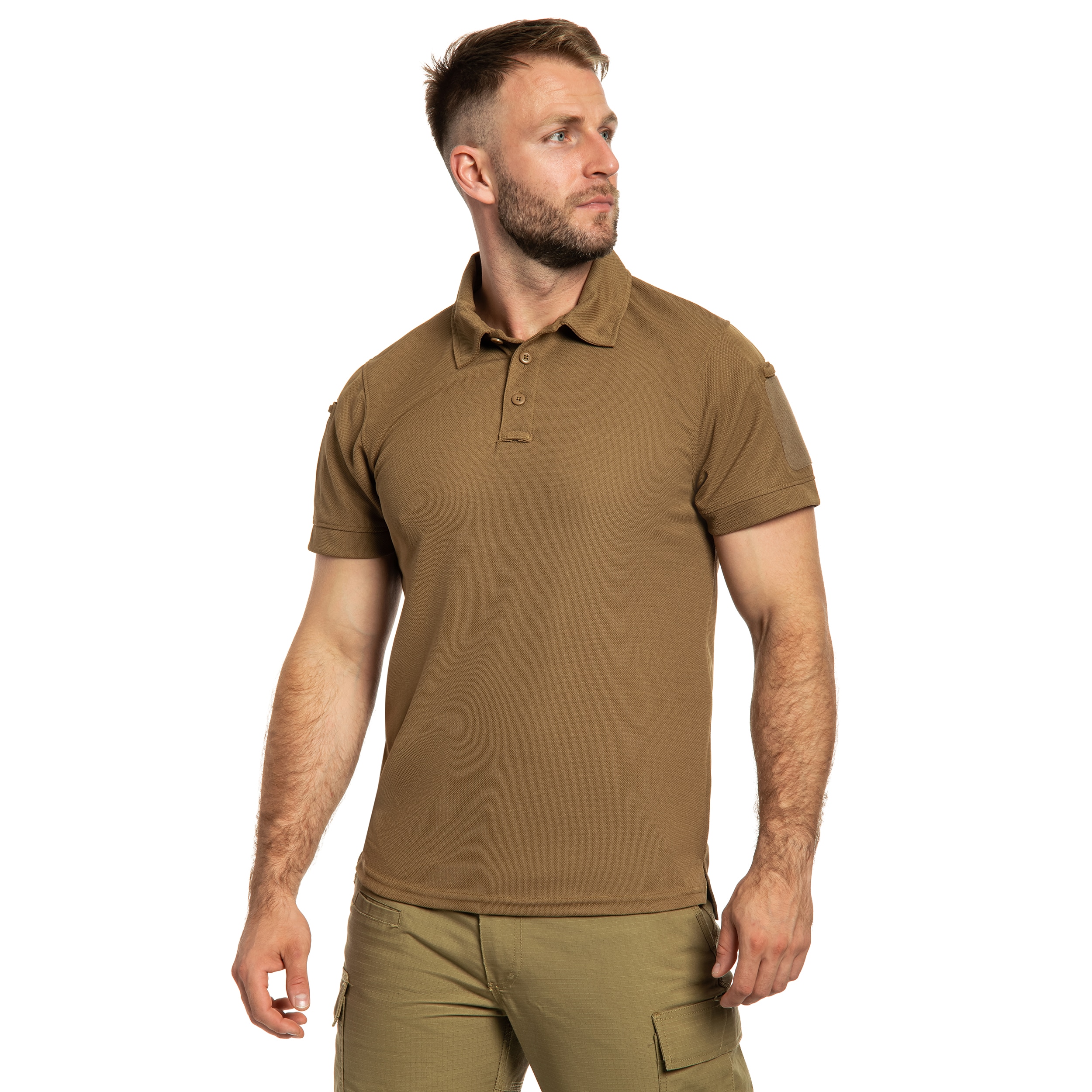 Mil-Tec Tactical Quickdry Polo Shirt - Coyote