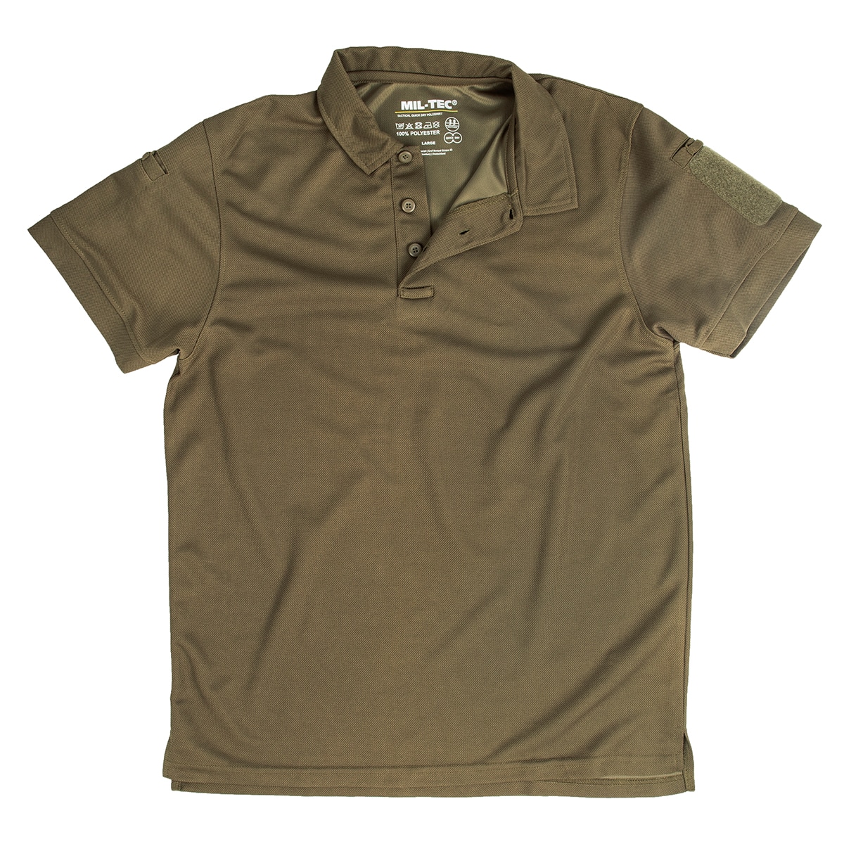 Mil-Tec Tactical Quickdry Polo Shirt - Olive