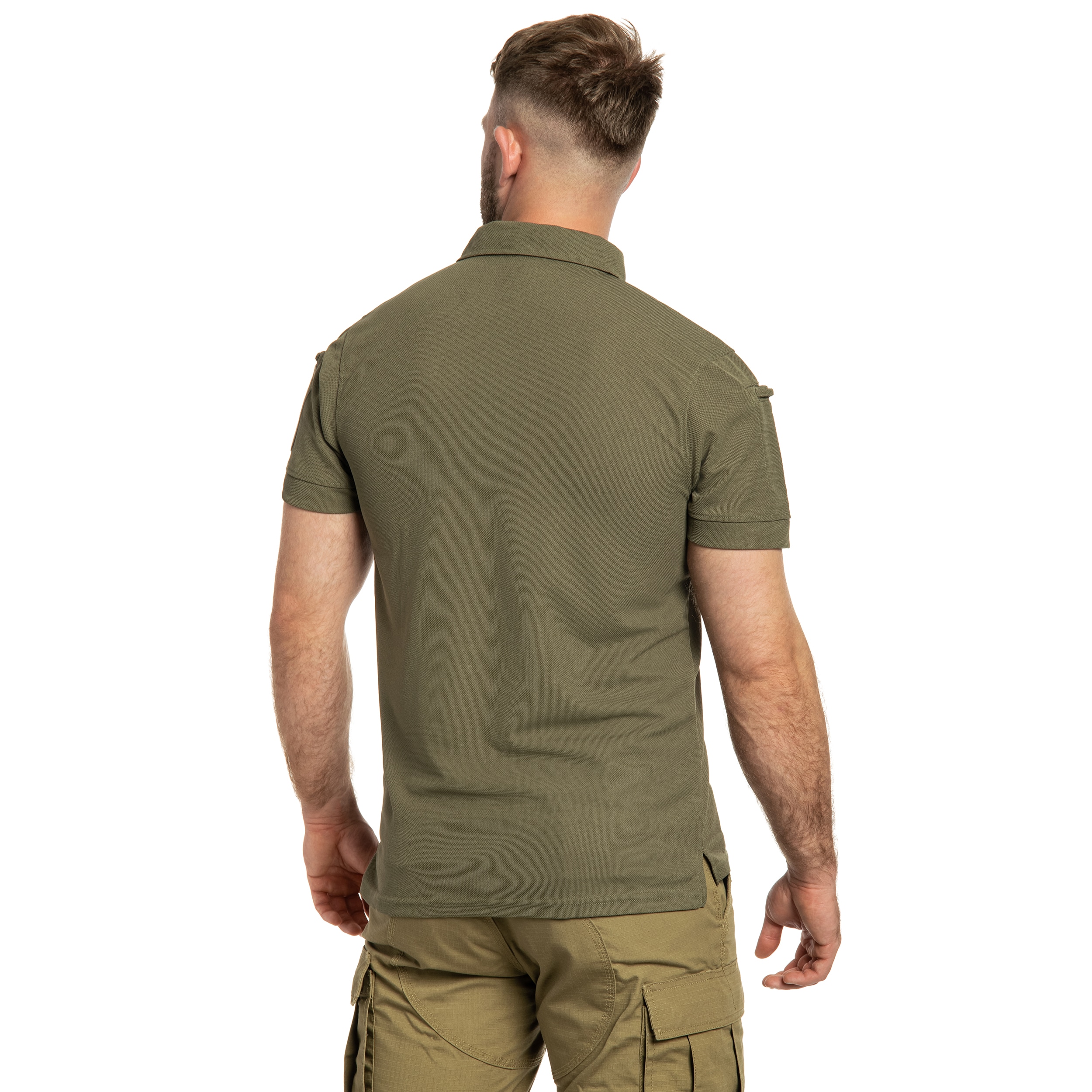 Mil-Tec Tactical Quickdry Polo Shirt - Olive