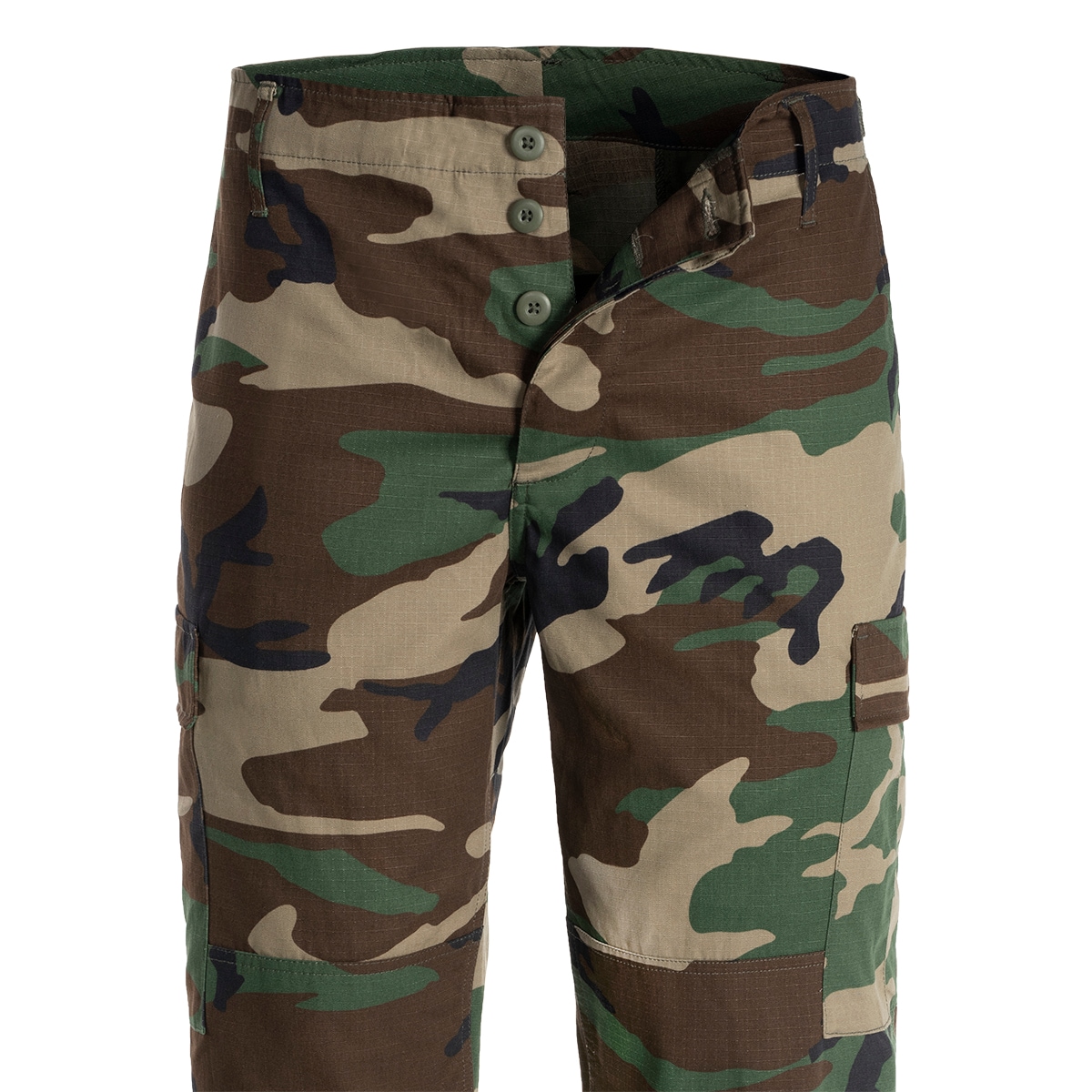 Mil-Tec Teesar RipStop BDU Military Pants Woodland