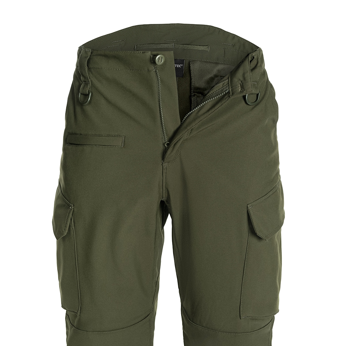 Mil-Tec Softshell Explorer insulated waterproof pants - Olive