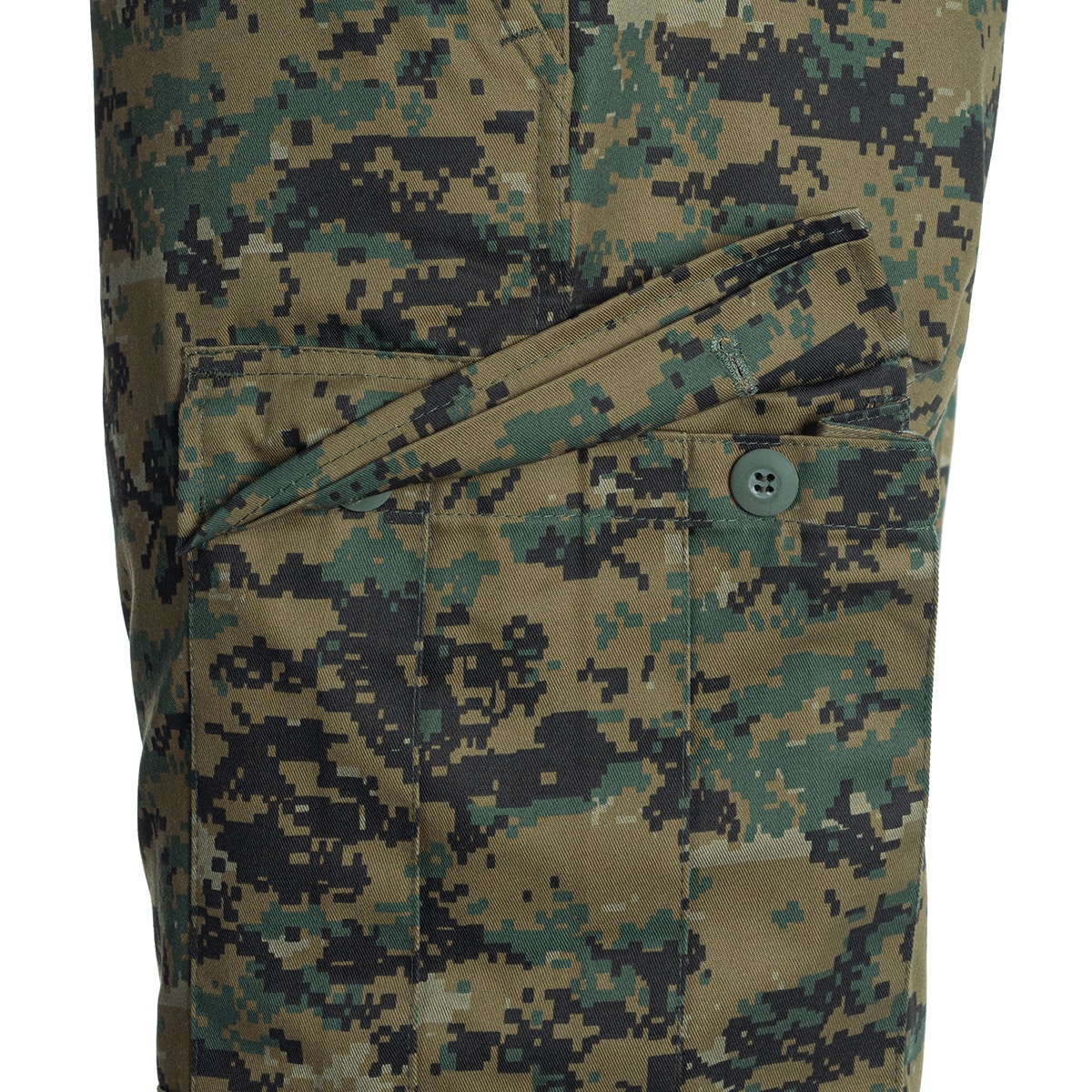 Mil-Tec BDU Reinforced Military Pants - Digital Woodland