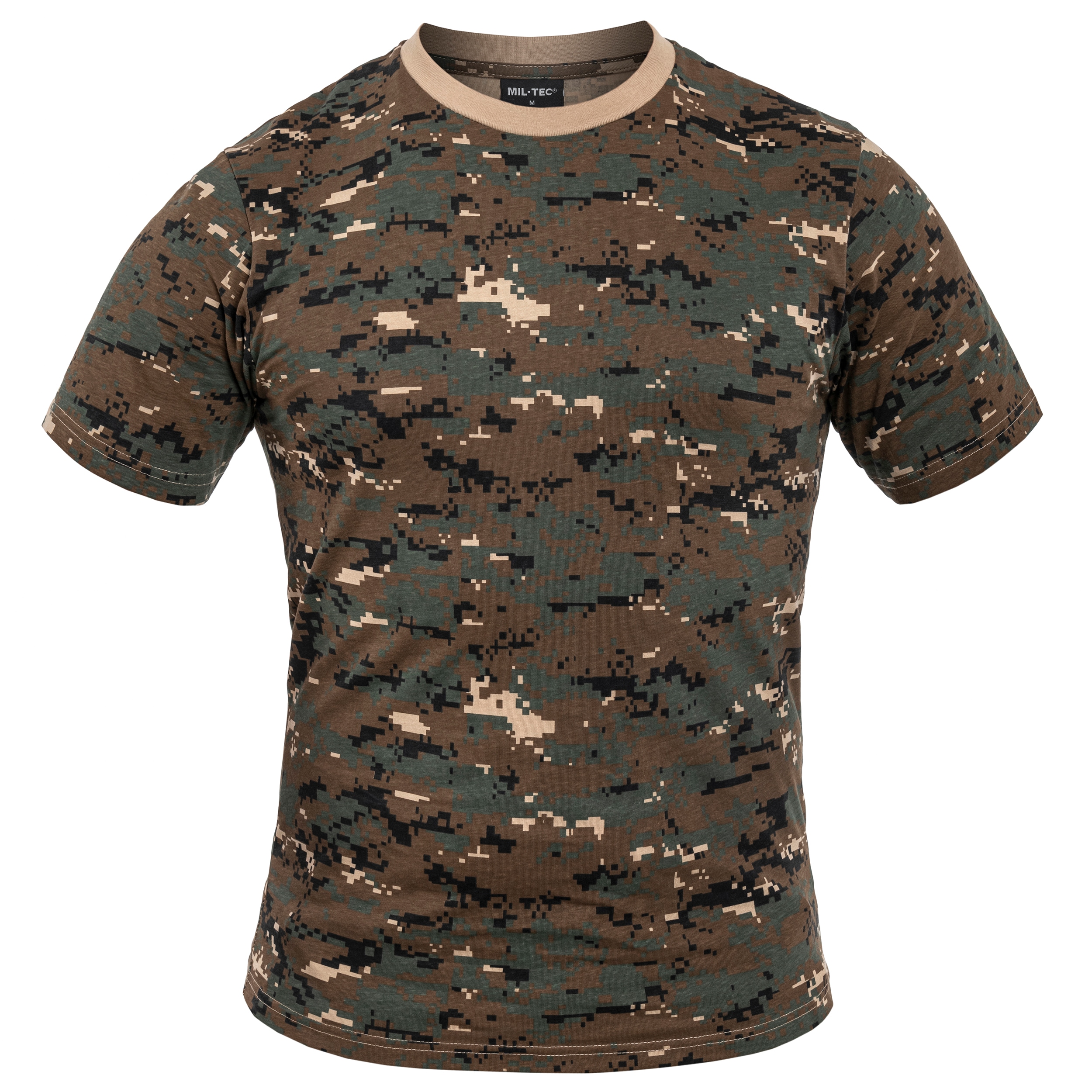 Mil Tec T Shirt Digital Woodland