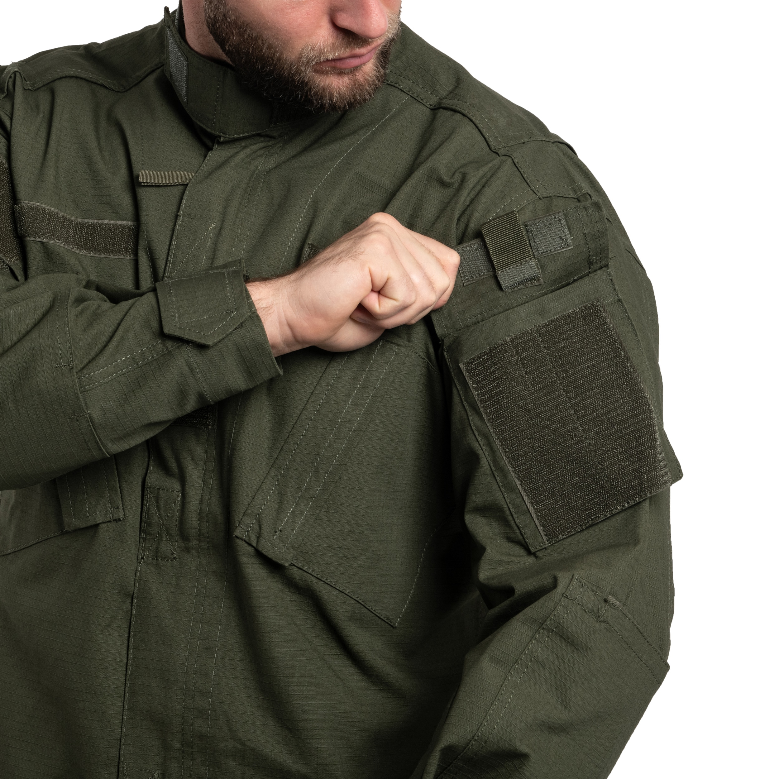 Mil-Tec ACU RipStop Field Jacket - Olive