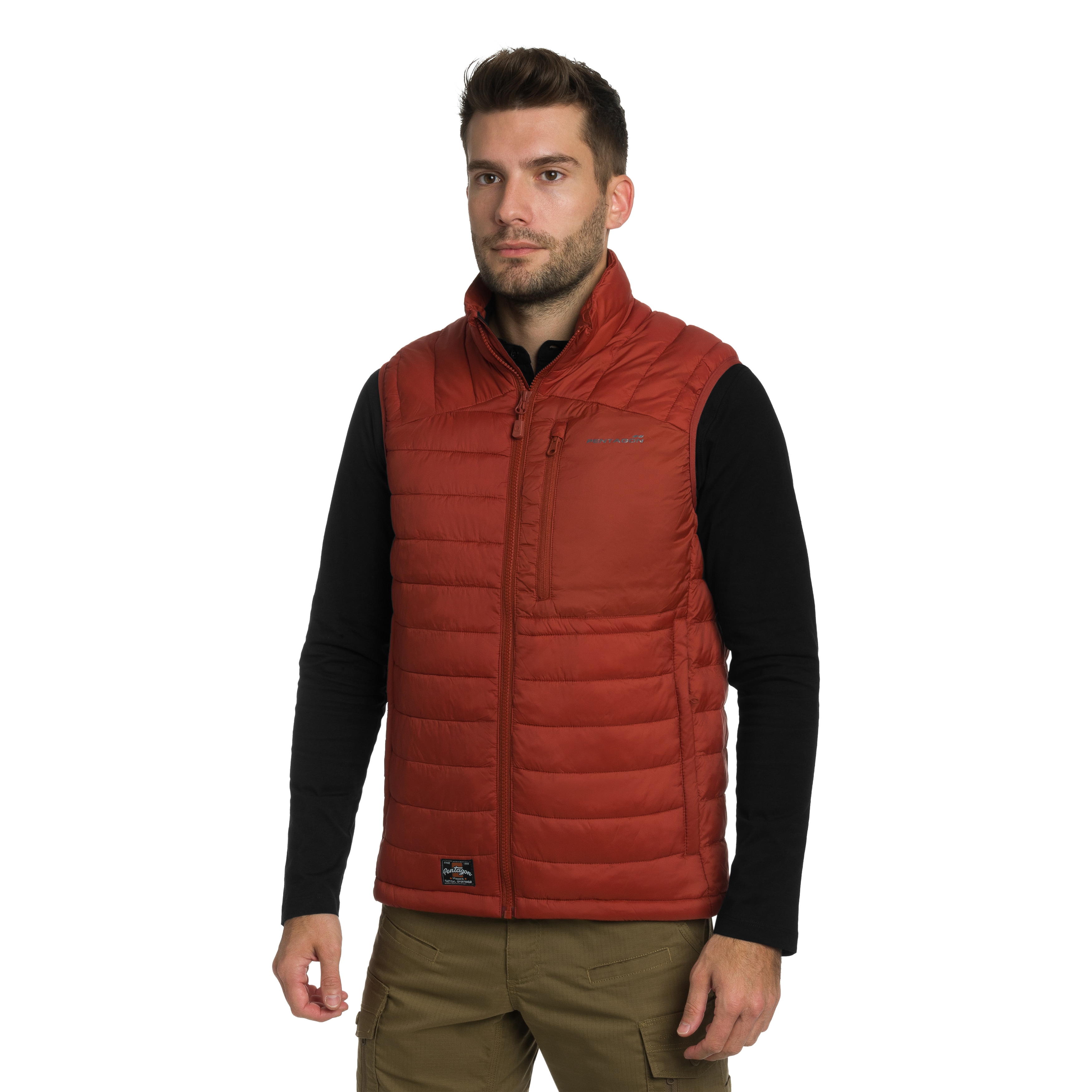 Pentagon Homer Vest - Maroon Red