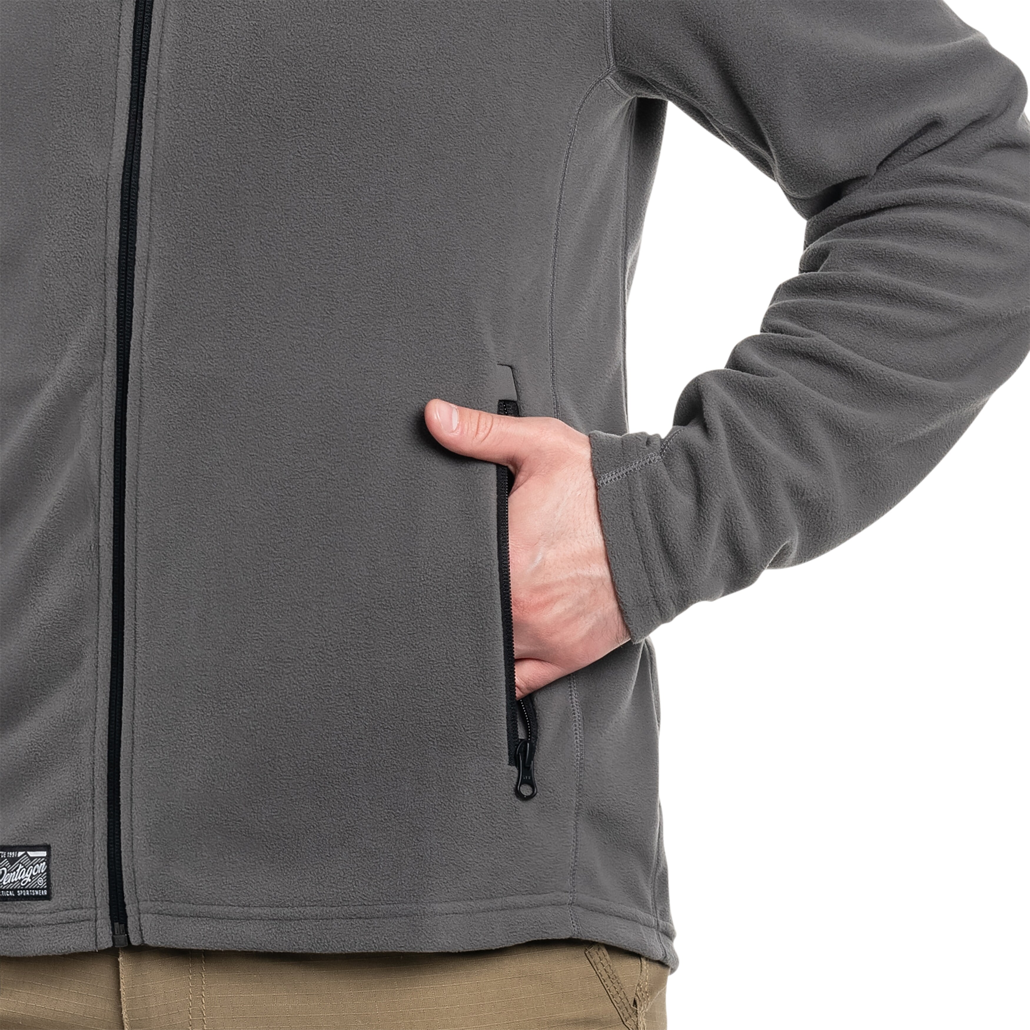 Pentagon Arkos Fleece - Wolf Grey/Black
