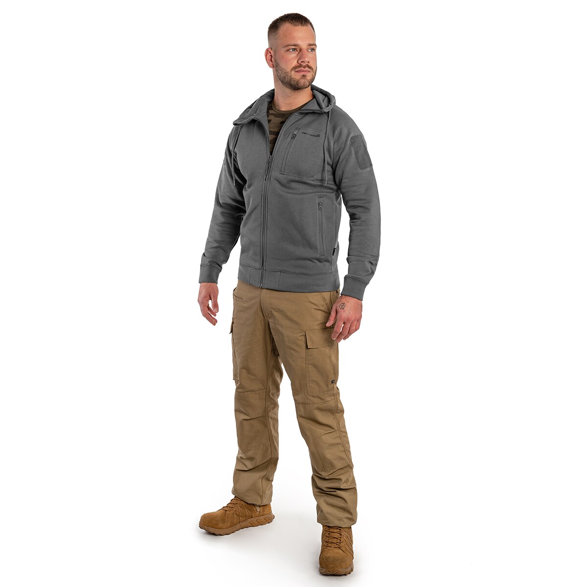 Pentagon Leonidas 2.0 Tactical Hoodie Wolf Grey Buy Online MILITARY.EU Shop