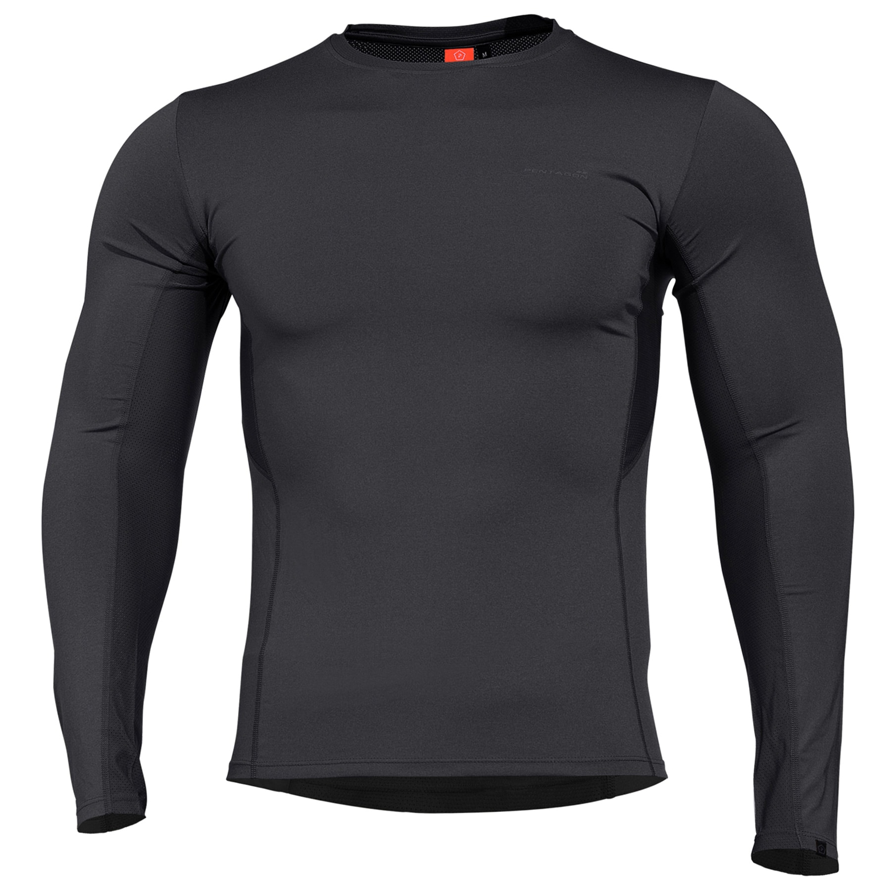 【超目玉】 Apollo Pentagon Activity Black - Shirt Thermal Sleeve Long Clothing