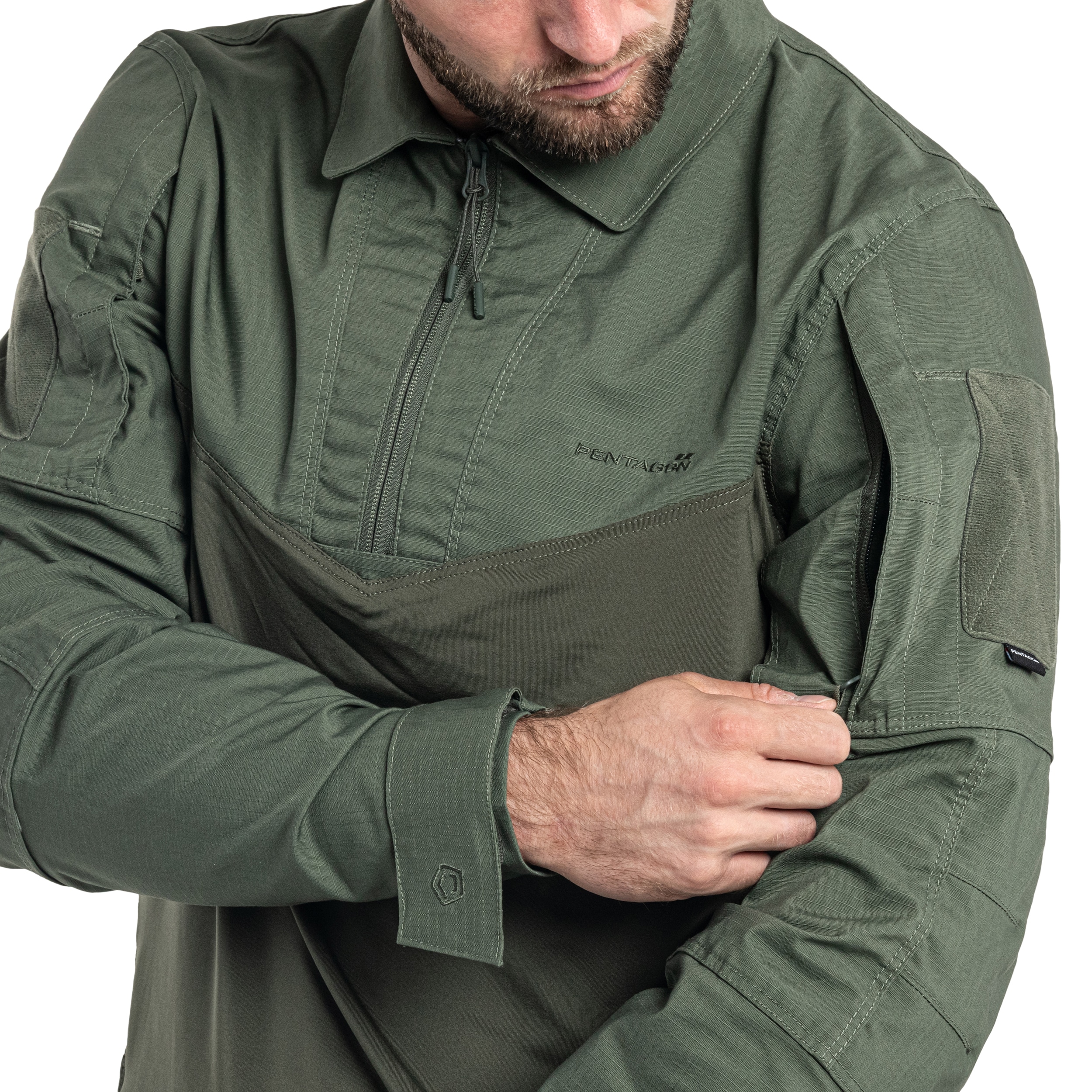 Pentagon Ranger Combat Shirt - Camo Green