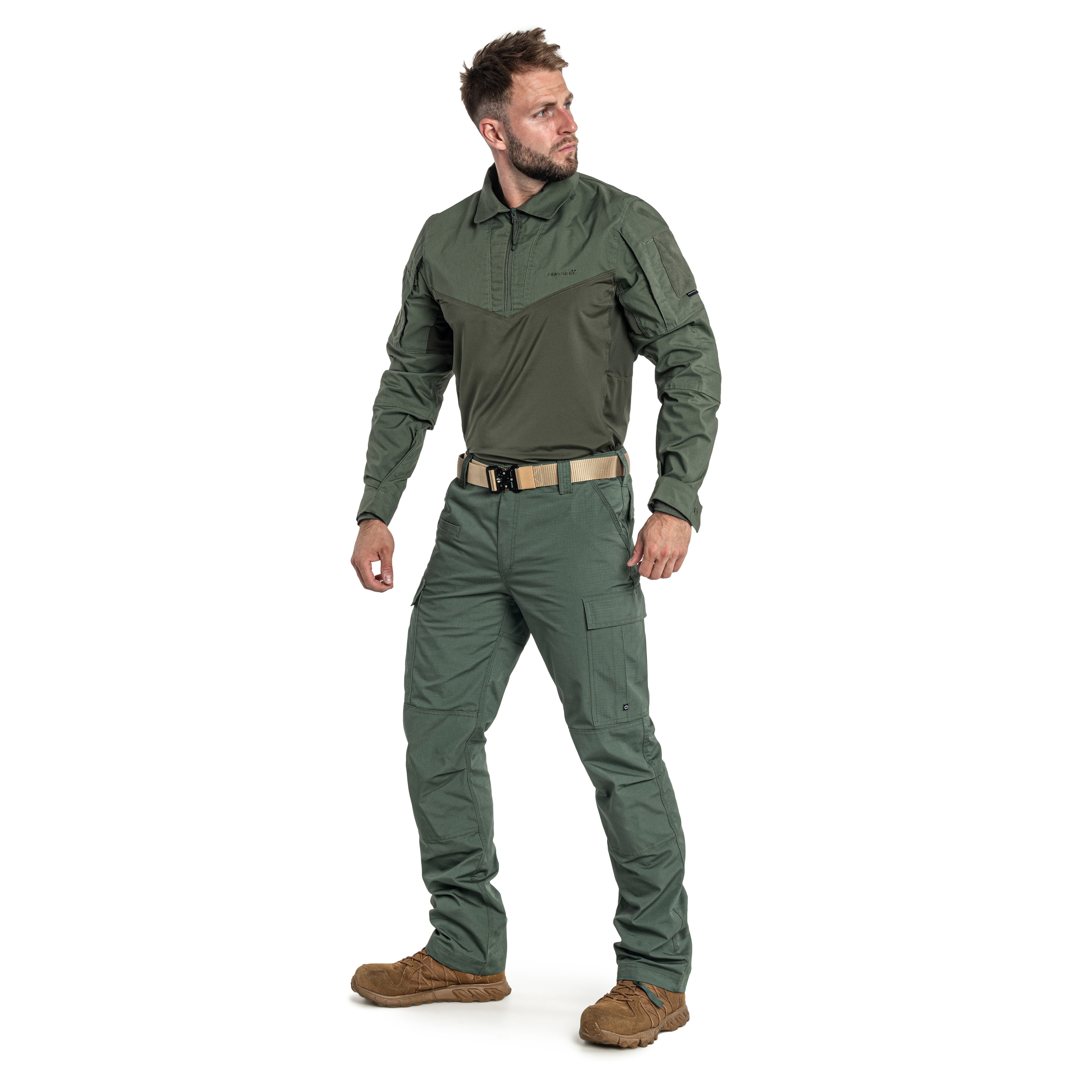 Pentagon Ranger Combat Shirt - Camo Green
