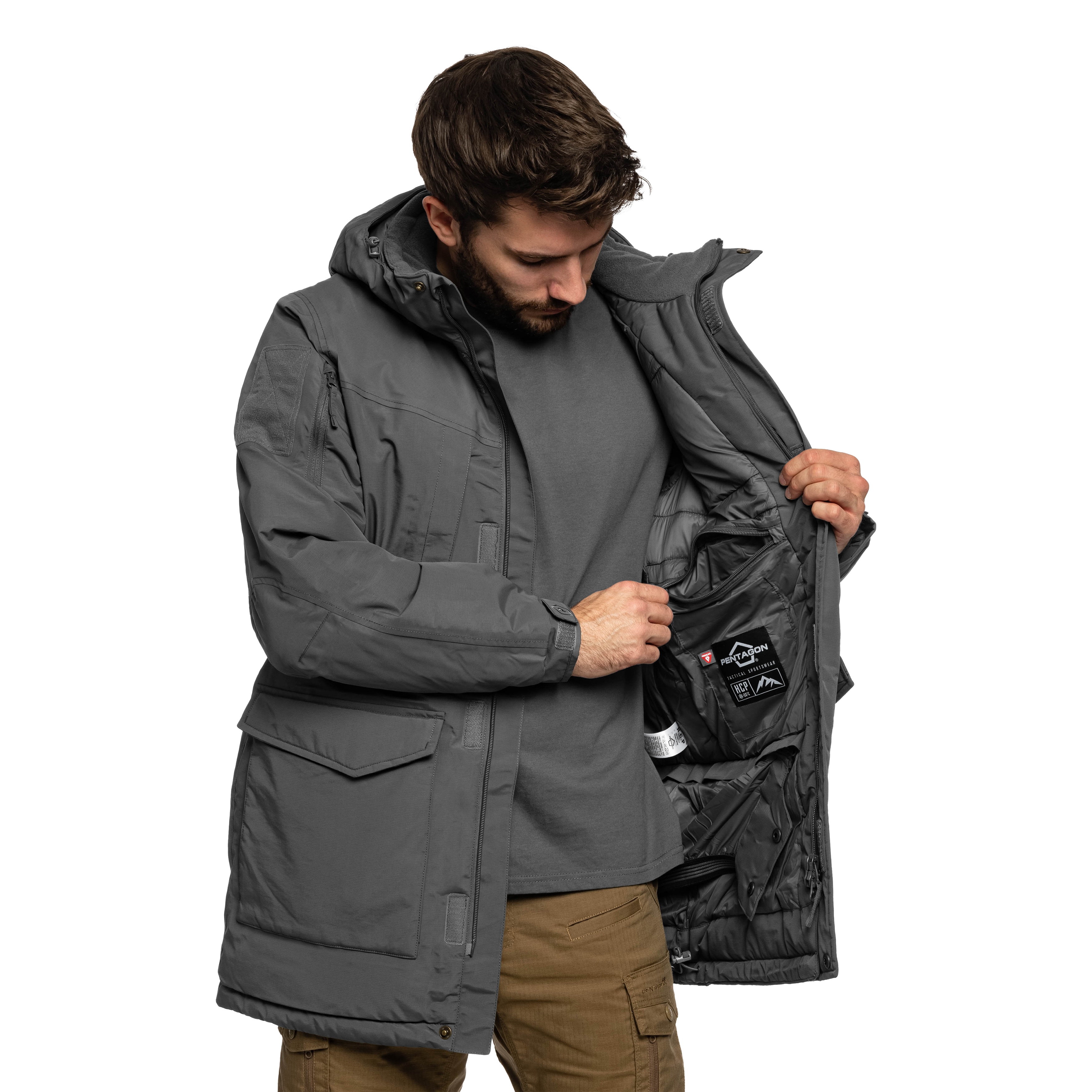 Pentagon HCP Parka Jacket - Cinder Grey