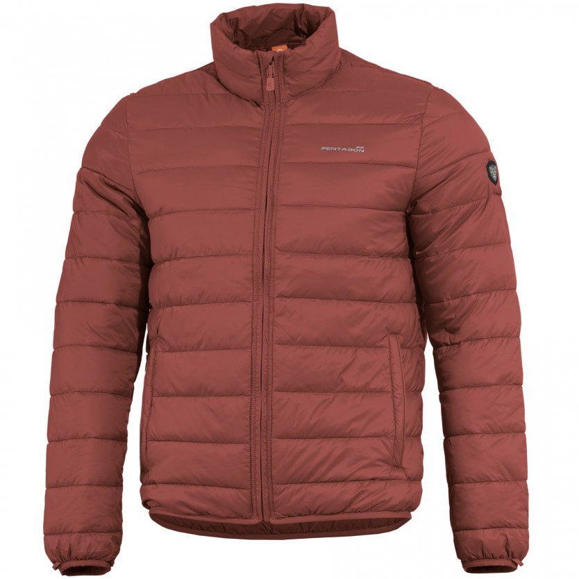 Pentagon Nucleus Jacket Maroon Red