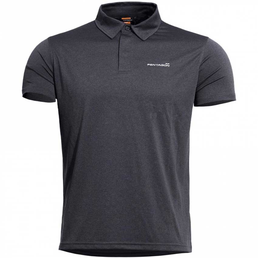 Pentagon Notus Polo Shirt - Charcoal Grey