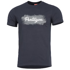 Pentagon Grunge T-Shirt - Black