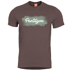 Pentagon Grunge T-shirt - Terra Brown
