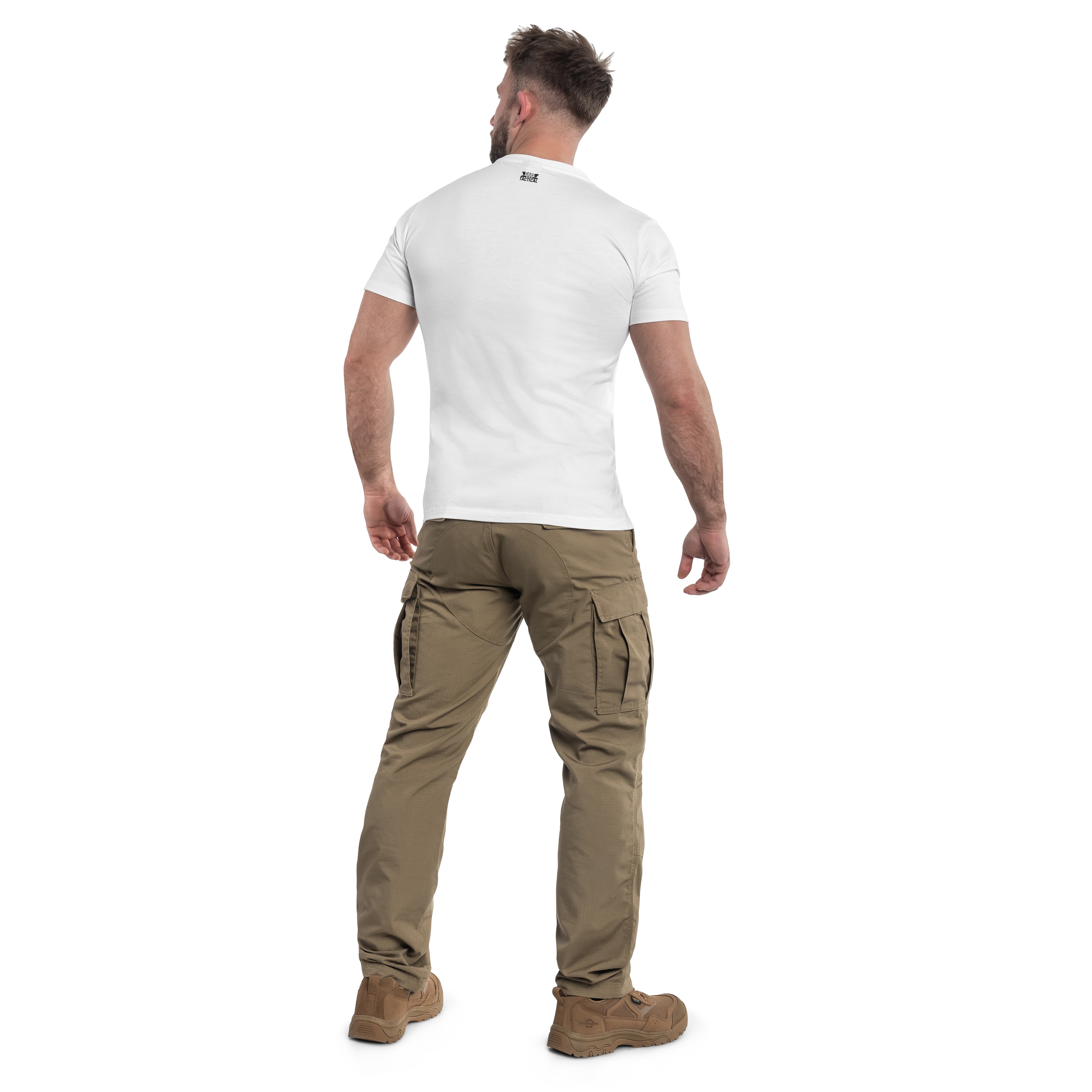 Pentagon Vertical T-shirt - White