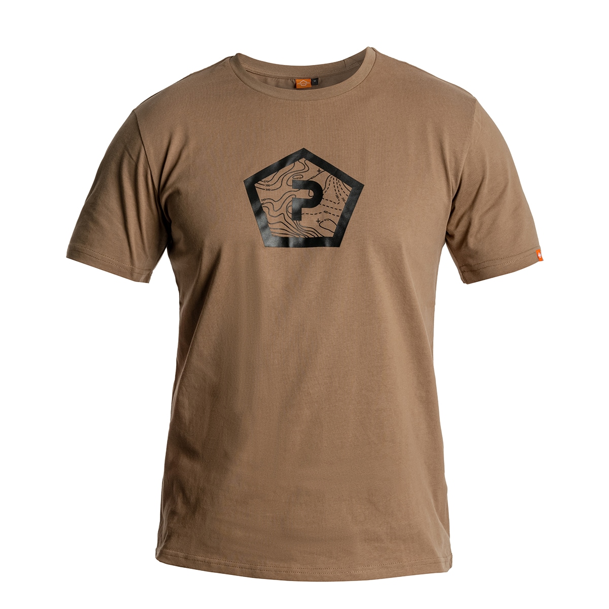 Pentagon Shape T-Shirt - Coyote