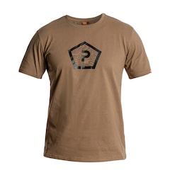 Pentagon Shape T-Shirt - Coyote