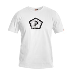 Pentagon Shape  T-Shirt - White