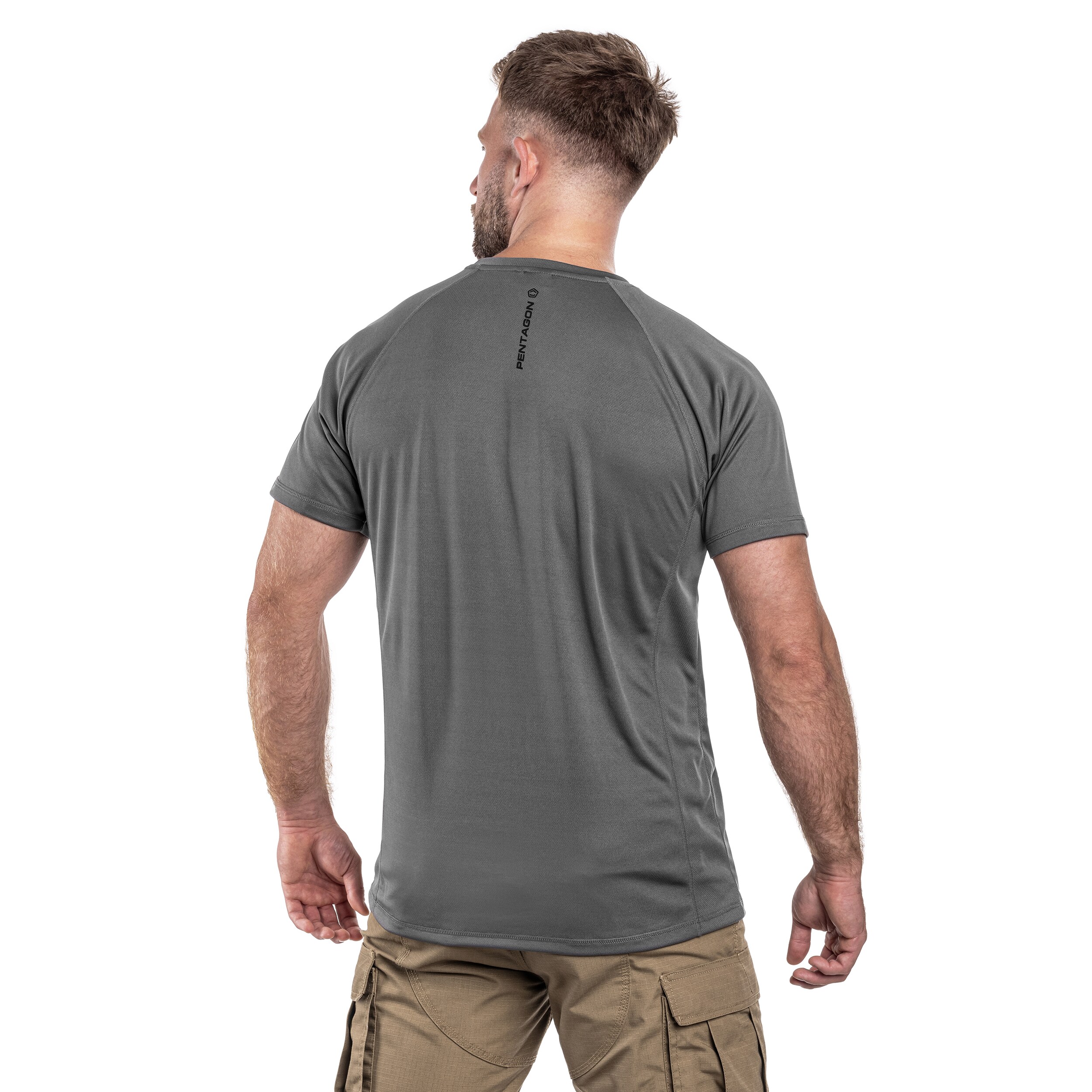 Thermo-active T-shirt Pentagon Body Shock - Cinder Grey