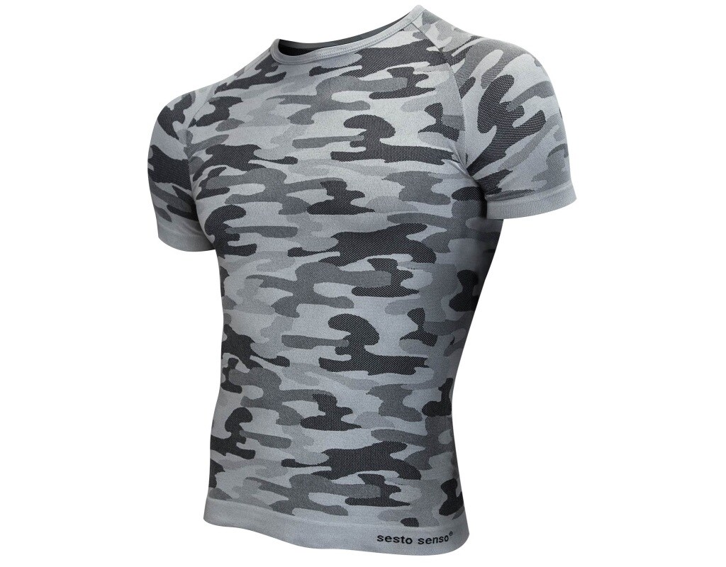 Sesto Senso Thermo Active Short Sleeve Shirt - Urban Camo