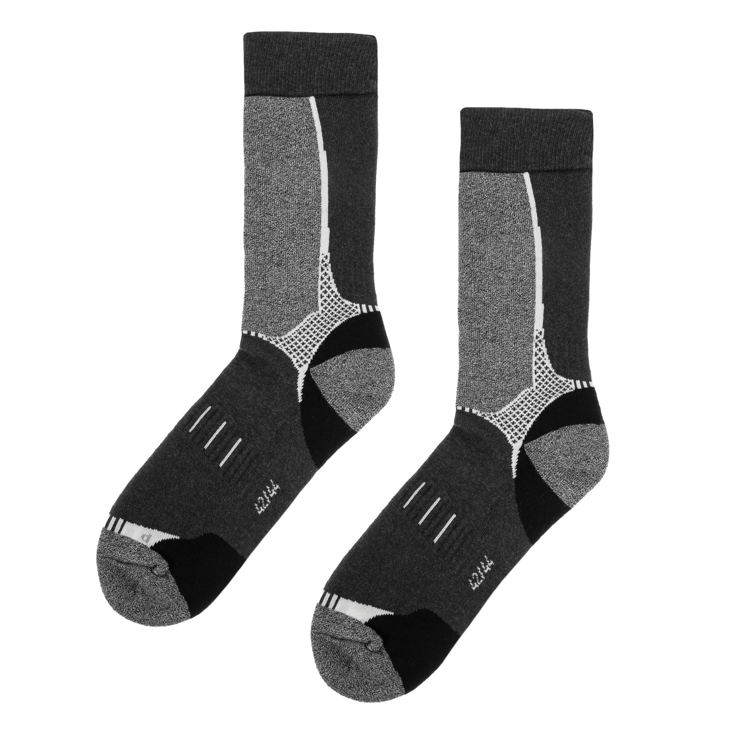Sesto Senso Trekking Winter Socks - Black/Grey