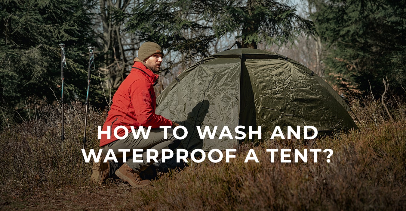 How to wash and waterproof a tent? 