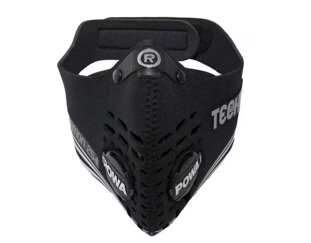 Die Respro CE Sportsta Anti-Smog-Maske ist mit zwei Techno™-Ventilen ausgestattet. 