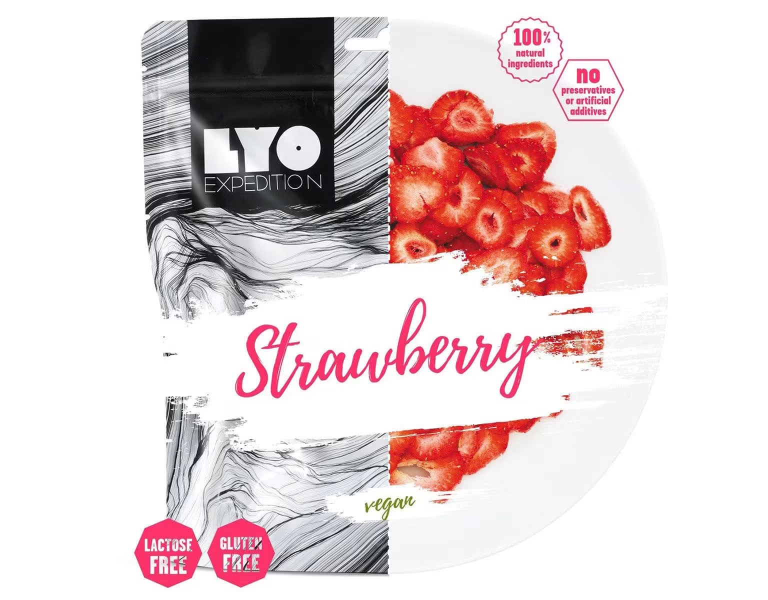 Freeze-dried strawberries