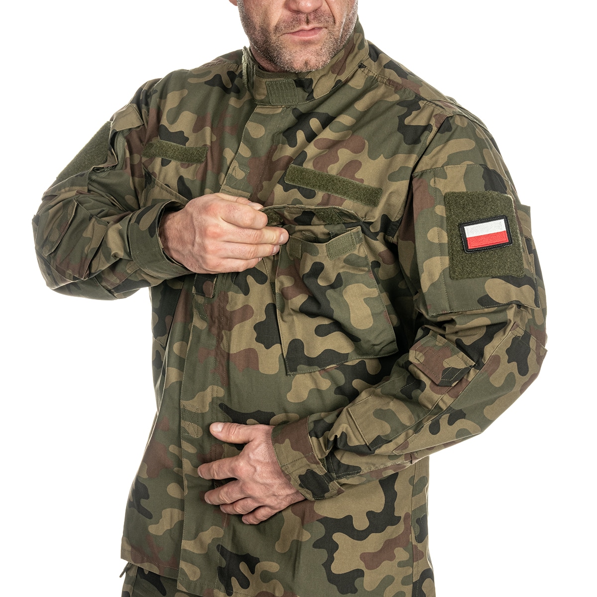 Helikon-Tex CPU PolyCotton Rip-Stop -takki - wz.93 Pantera PL Woodland