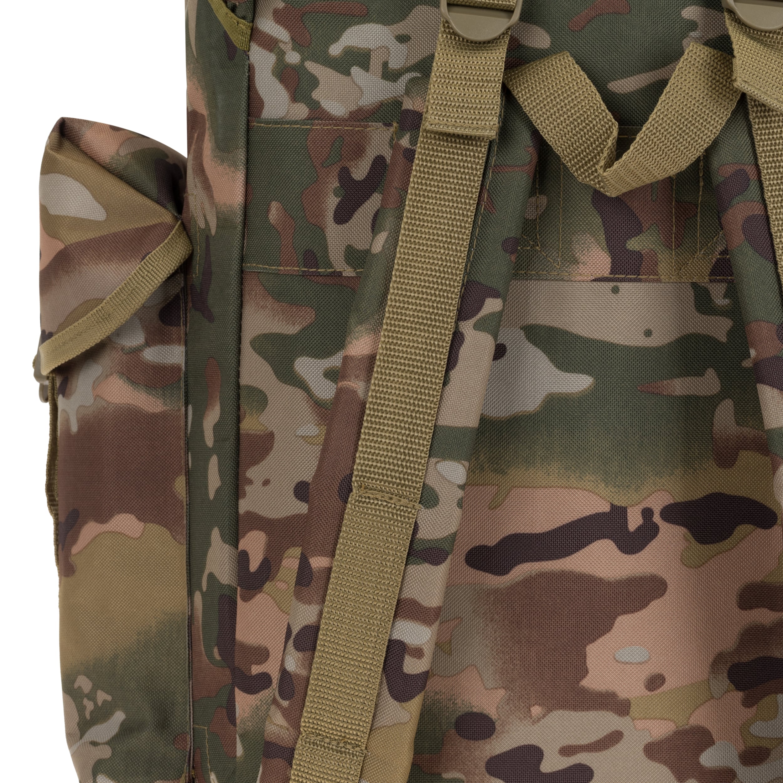 Brandit Kampfrucksack MOLLE 65 l Reppu - Arid MC Camo