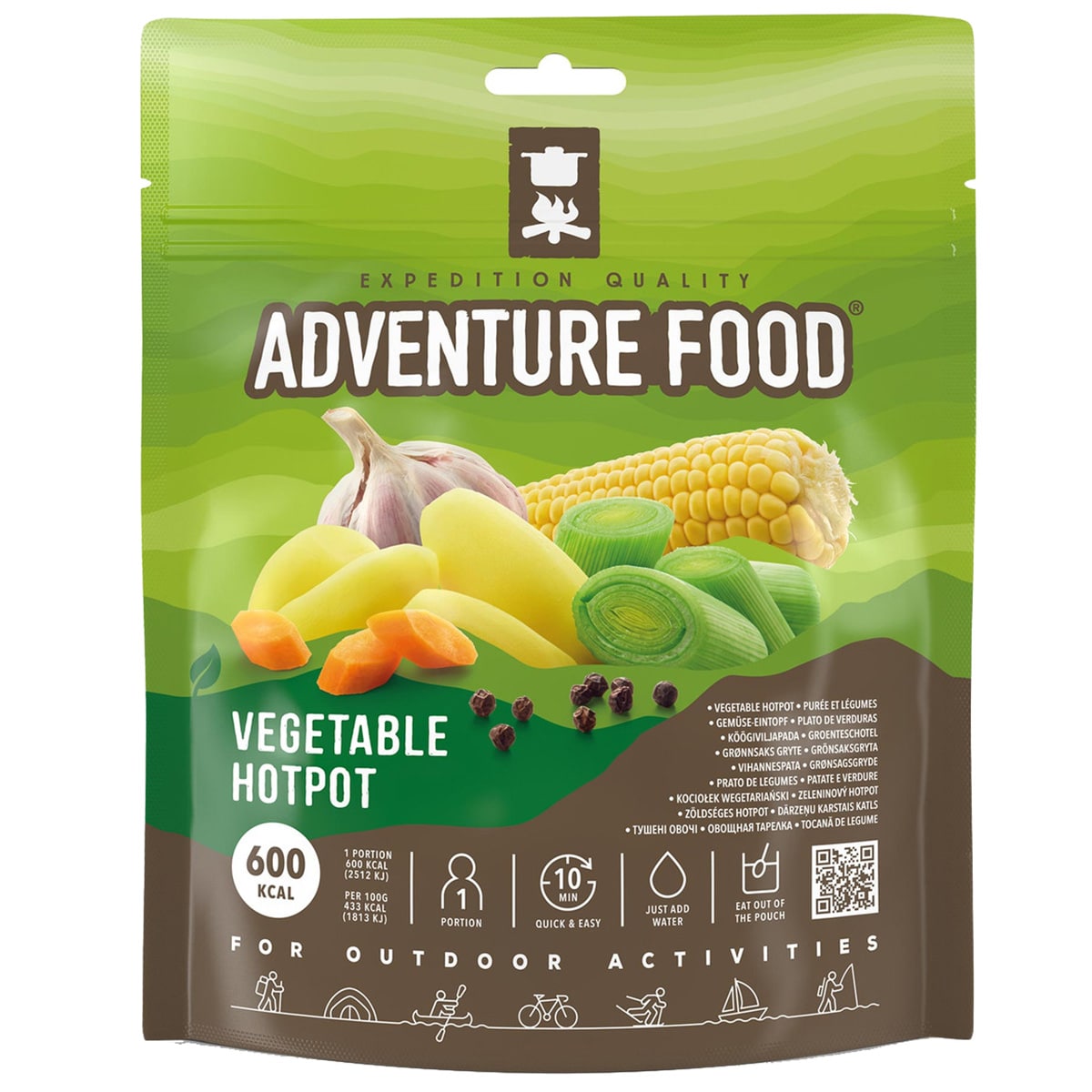 Adventure Food Kociołek Wegetariański Pakastekuivattu Ateria 138 g/600 kcal