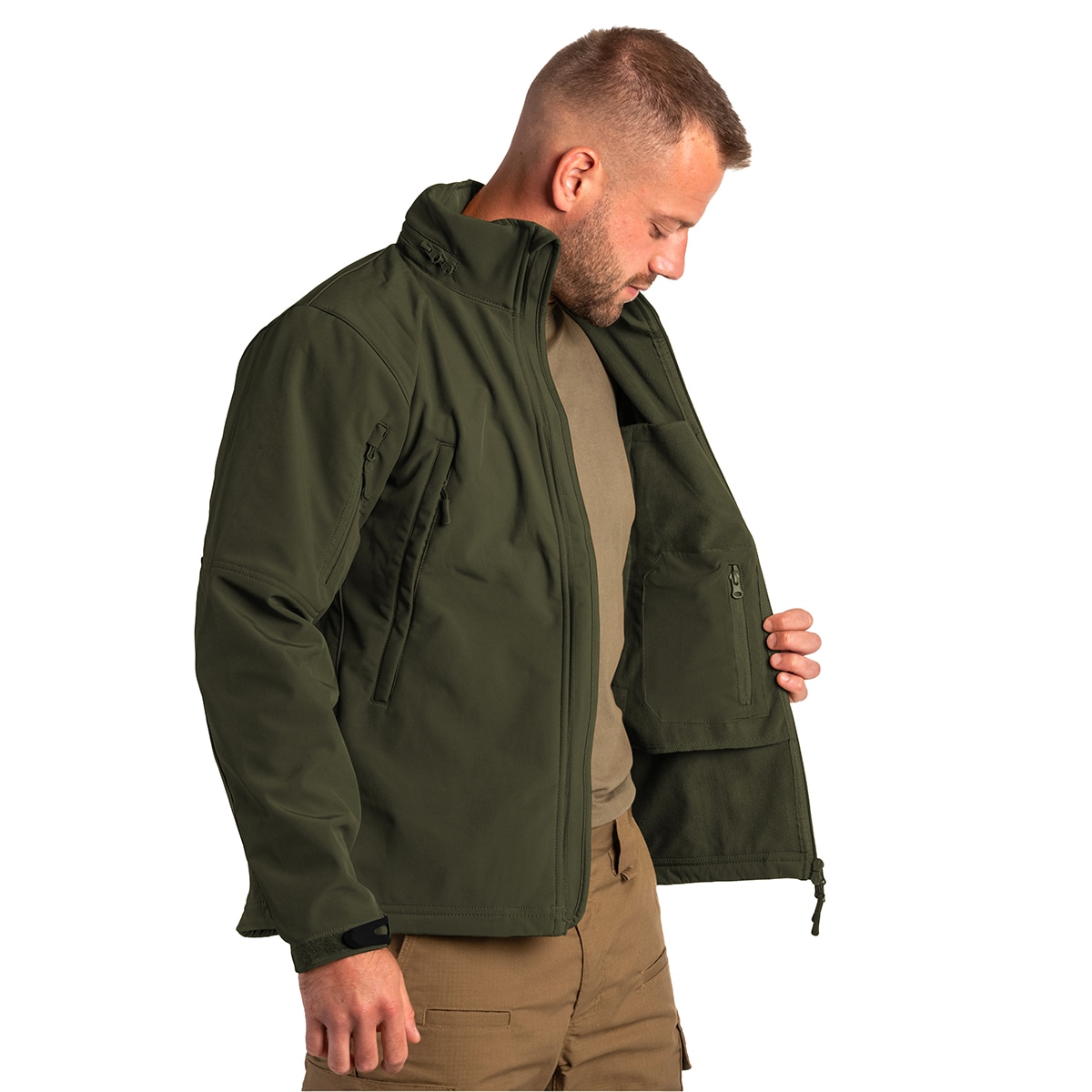 Highlander Forces Tactical Softshell - Olive -takki