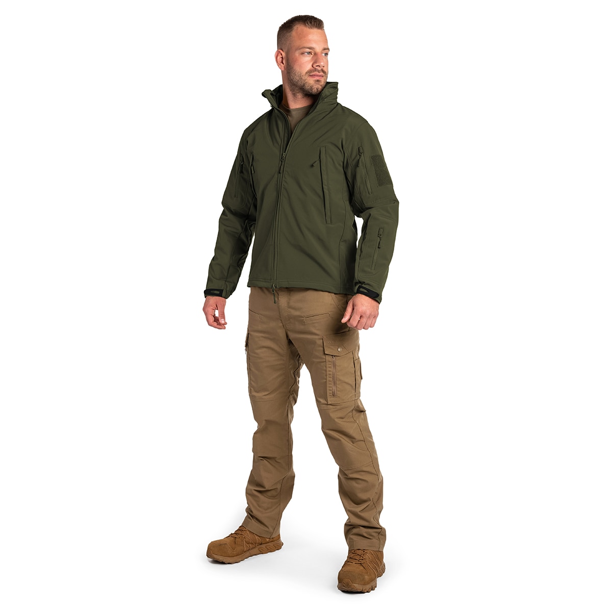 Highlander Forces Tactical Softshell - Olive -takki