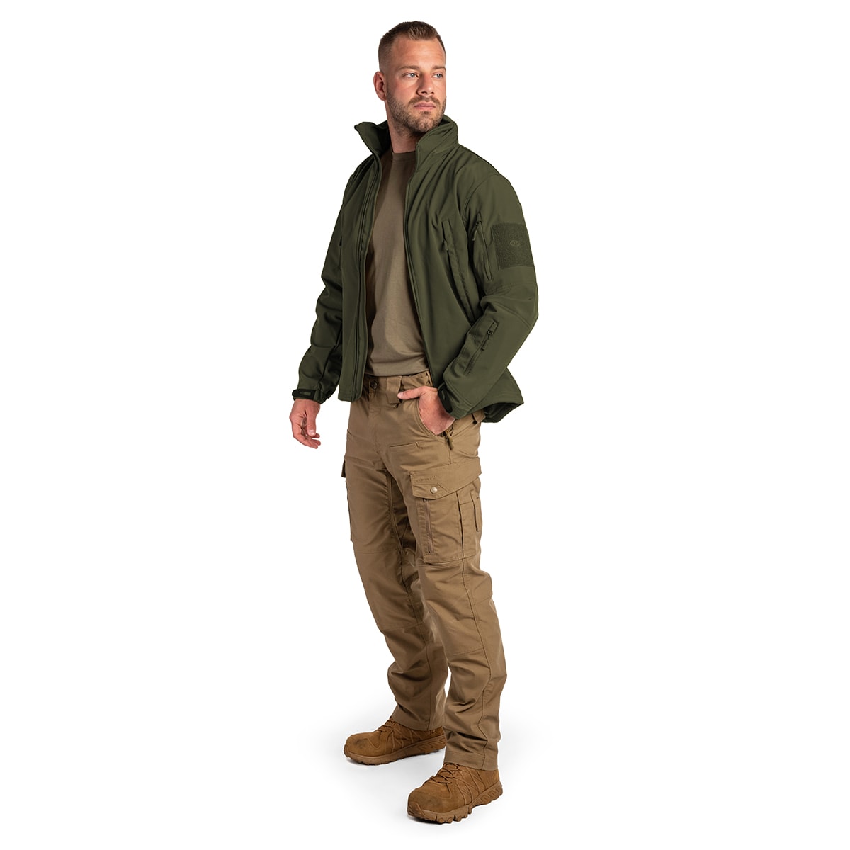 Highlander Forces Tactical Softshell - Olive -takki