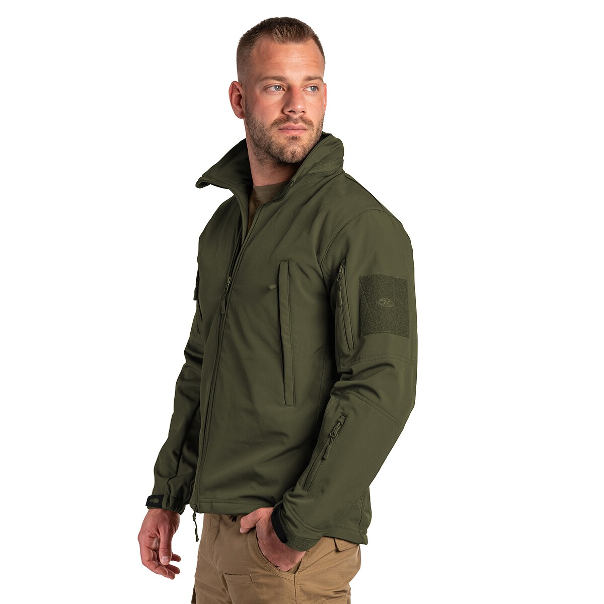 Highlander Forces Tactical Softshell - Olive -takki