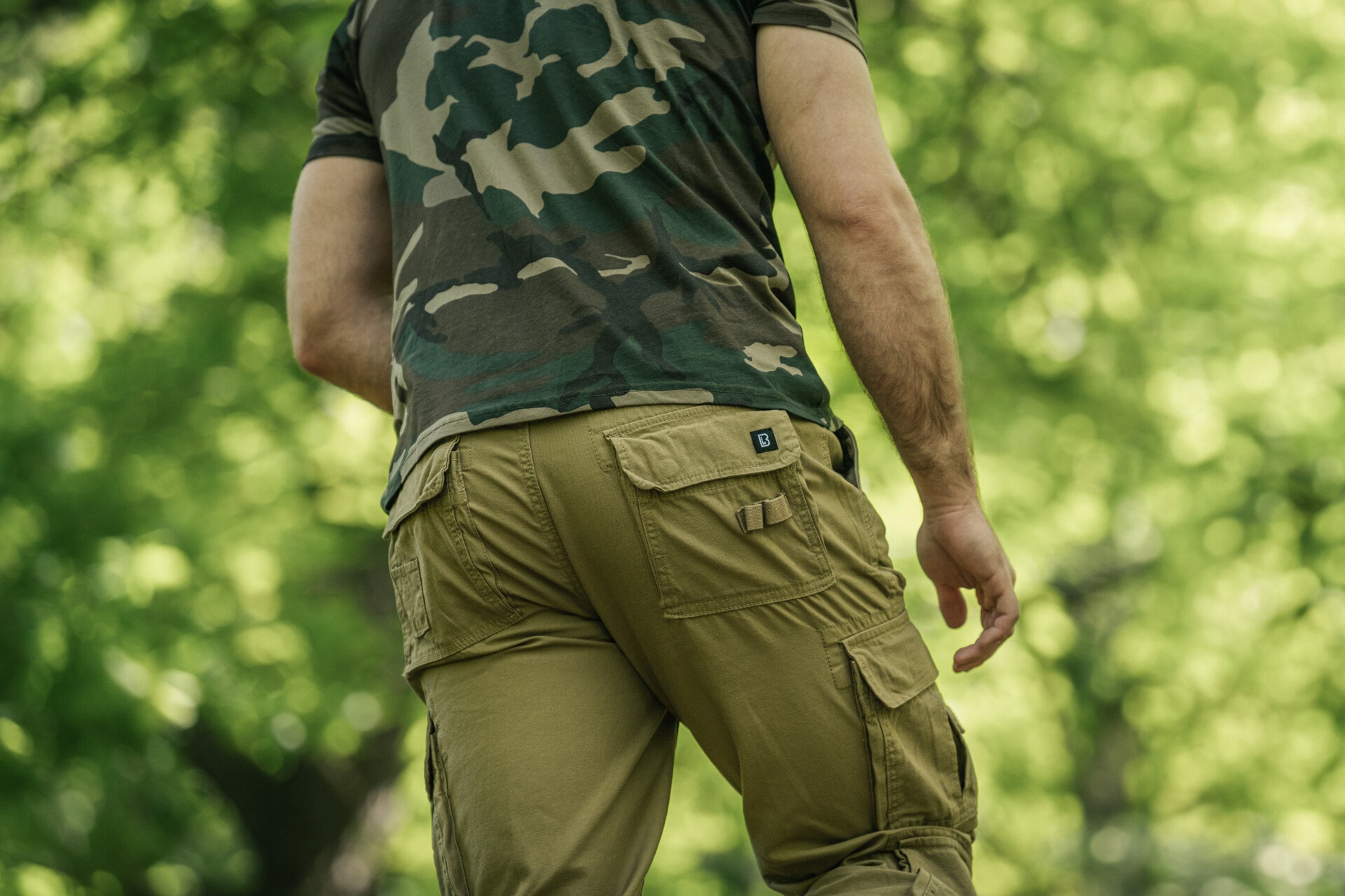 Brandit Pure Slim Fit Housut - Coyote